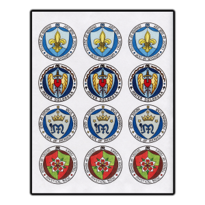 Symbols of Mary stickers