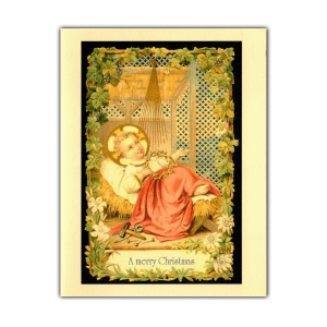 The Crib and the Cross Christmas Card - Merry Christmas