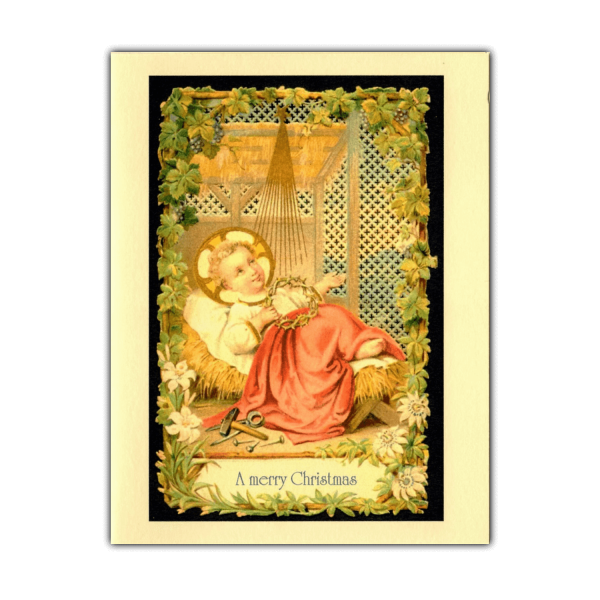 The Crib and the Cross Christmas Card - Merry Christmas