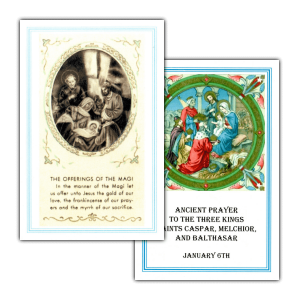 Three Kings (Magi) holy cards