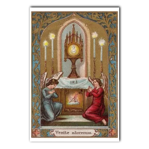 Venite Adoremus Come Let Us Adore Him print 4x6