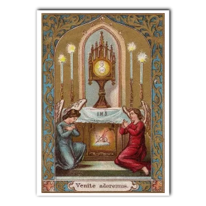 Venite Adoremus Come Let Us Adore Him print 5x7