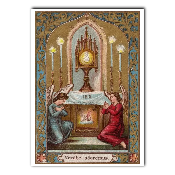 Venite Adoremus Come Let Us Adore Him print 5x7