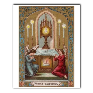 Venite Adoremus Come Let Us Adore Him print 8x10