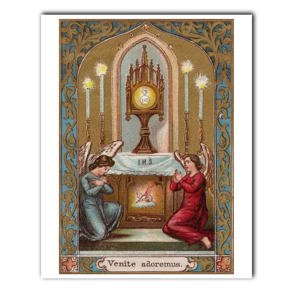 Venite Adoremus Come Let Us Adore Him print 8x10