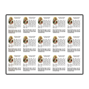 Hail Mary Prayer stickers