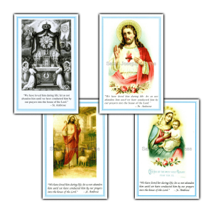 Funeral Holy Cards