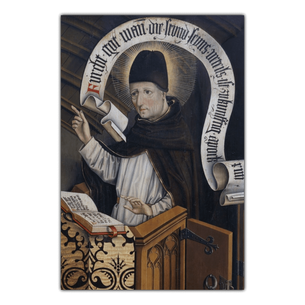 Sermon of Saint Albertus Magnus (Friedrich Walther) detail 4x6