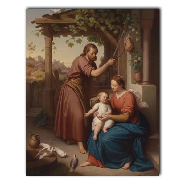 Maria_und_Josef_mit_dem_Jesusknaben printJulius Frank (1826-1908)_8x10